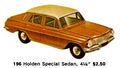 Holden Special Sedan, Dinky 196 (LBInc ~1964).jpg