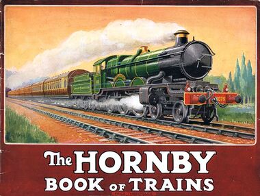 Cover of the second (1926) Hornby Book of Trains
