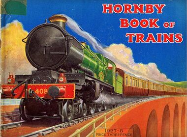 Cover of the (1927-28) Hornby Book of Trains