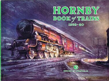 Cover of the (1939-40) Hornby Book of Trains