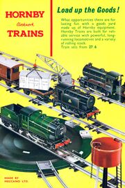 1960: Advert for gauge 0 "Hornby Clockwork Trains"
