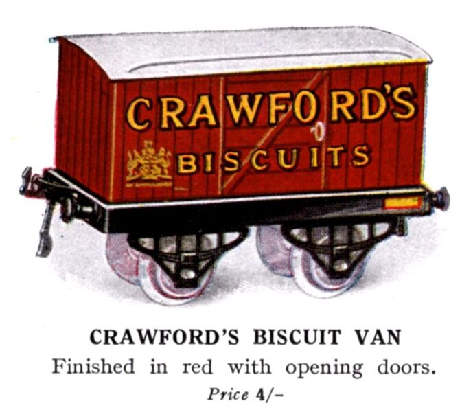 File:Hornby Crawford's Biscuit Van (1925 HBoT).jpg