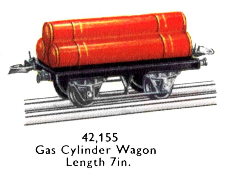 File:Hornby Gas Cylinder Wagon 42,155 (MCat 1956).jpg