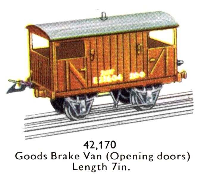File:Hornby Goods Brake Van (opening doors) 42,170 (MCat 1956).jpg