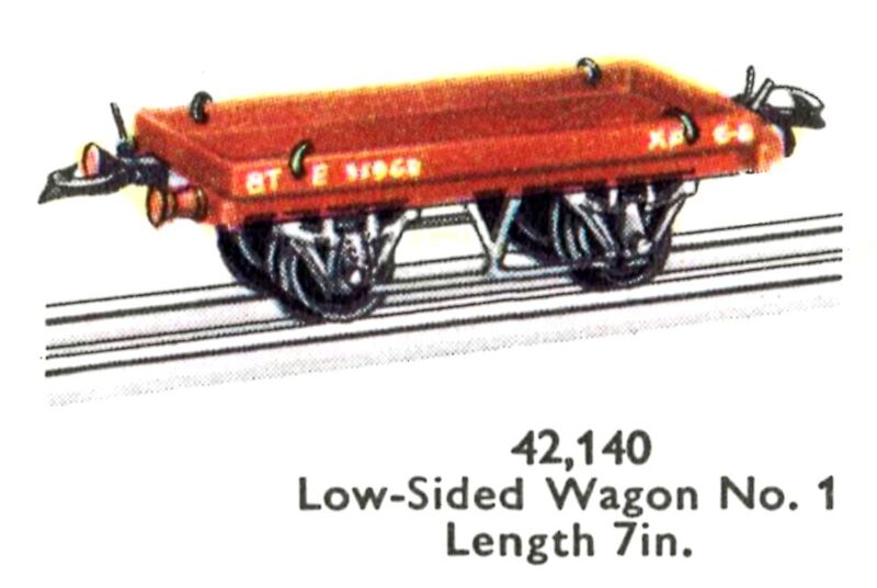 File:Hornby Low-Sided Wagon No1 42,140 (MCat 1956).jpg