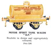 Hornby Motor Spirit Tank Wagon 'BP' (1927 HBoT).jpg