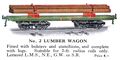 Hornby No.2 Lumber Wagon (1928 HBoT).jpg