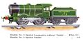 Hornby No1 Special Locomotive, Southern A 179 (HBoT 1930).jpg