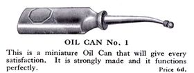 1928: Hornby Oil Can No.1