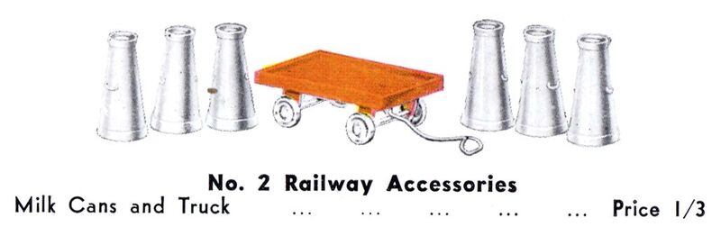 File:Hornby Railway Accessories No2 - Milk Cans and Truck (1935 BHTMP).jpg