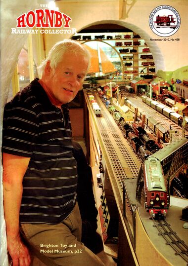 Chris on the cover of Hornby Railway Collector