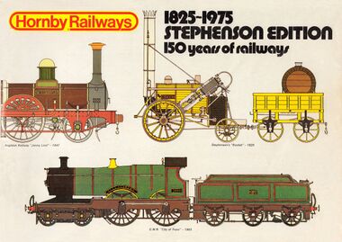 1975: Hornby Railways Stephenson anniversary edition catalogue