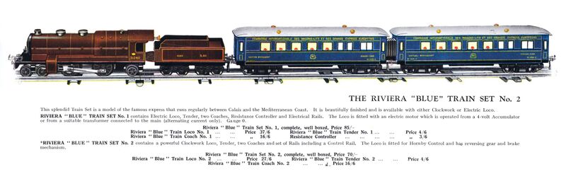 File:Hornby Riviera Blue Train Set No2 (1926 HBoT).jpg