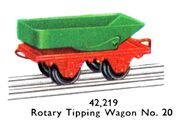 Hornby Rotary Tipping Wagon No20 42,219 (MCat 1956).jpg