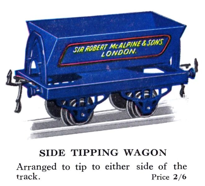 File:Hornby Side Tipping Wagon (1928 HBoT).jpg