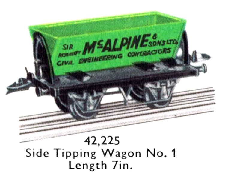 File:Hornby Side Tipping Wagon No1 42,225 (MCat 1956).jpg