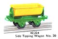 Hornby Side Tipping Wagon No20 42,224 (MCat 1956).jpg