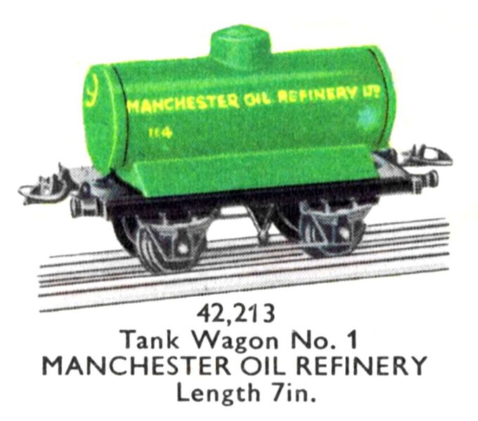 File:Hornby Tank Wagon No1 (Manchester Oil Refinery) 42,105 (MCat 1956).jpg