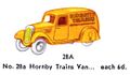 Hornby Trains Van, Dinky Toys 28a (1935 BoHTMP).jpg