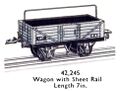 Hornby Wagon with Sheet Rail 42,245 (MCat 1956).jpg