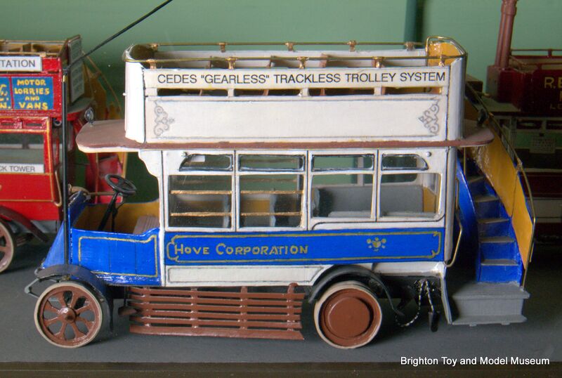 File:Hove Corporation Cedes Stoll-Dodson trolleybus, 1914 trial (Ken Allbon).jpg