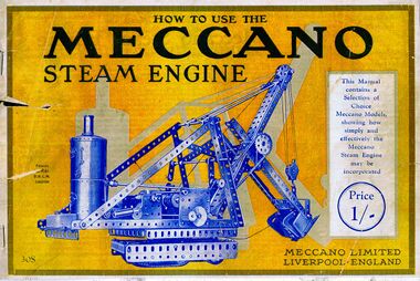"How to use the Meccano Steam Engine", front cover