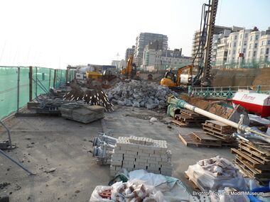 2014: i360 preliminary site-clearing work