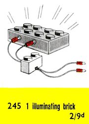 Illuminating Brick, Lego Set 245 (LegoCat ~1960).jpg