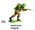 Infantryman Charging, Britains Swoppets 331 (Britains 1967).jpg