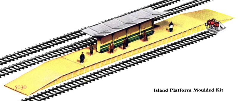 File:Island Platform Moulded Kit, Hornby Dublo 5030 (HDBoT 1959).jpg