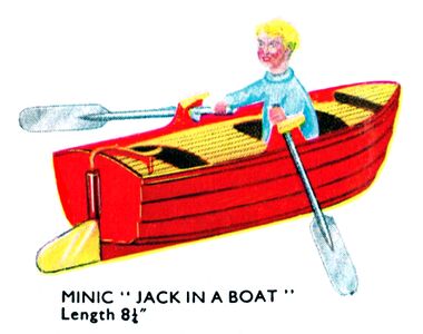 1950 colour catalogue image, Jack In A Boat