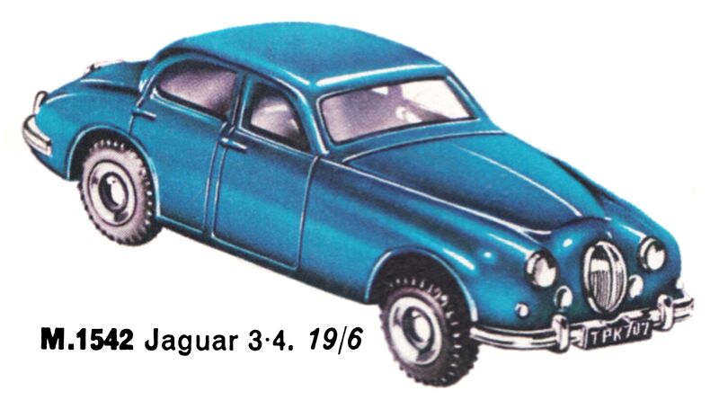 File:Jaguar 3point4, Minic Motorways M1542 (TriangRailways 1964).jpg