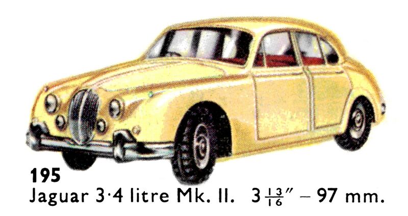File:Jaguar 3point4 litre Mk II, Dinky Toys 195 (DinkyCat 1963).jpg