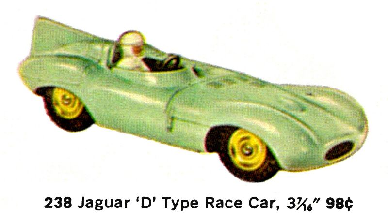 File:Jaguar D Type Race Car, Dinky 238 (LBInc ~1964).jpg