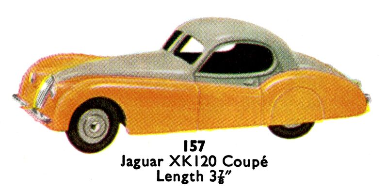 File:Jaguar XK120 Coupe, Dinky Toys 157 (DinkyCat 1957-08).jpg