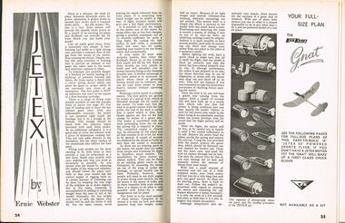 ~1969: Jetex article, and Gnat Glider