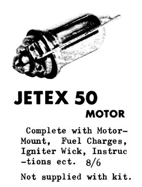 ~1969: Jetex 50, from the KeilKraft catalogue
