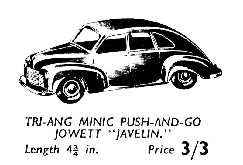 File:Jowett Javelin, Minic Push And Go range (MM 1954-07).jpg