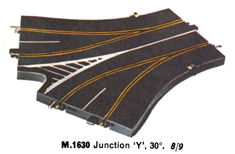 File:Junction Y, 30deg, Minic Motorways M1630 (TriangRailways 1964).jpg