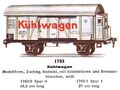 Kühlwagen - Refrigerated Wagon, Märklin 1793 (MarklinCat 1931).jpg