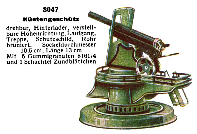File:Küstengeschütz - Coastal Defences Gun, Märklin 8047 (MarklinCat 1931).jpg