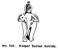 Keeper Seated Astride, Britains Zoo No932 (BritCat 1940).jpg