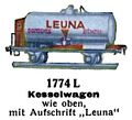 Kesselwagen - Petrol Wagon, Leuna Deutsches Benzin, Märklin 1774-L (MarklinCat 1939).jpg