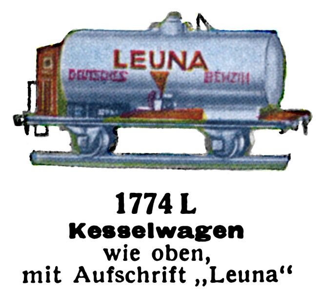 File:Kesselwagen - Petrol Wagon, Leuna Deutsches Benzin, Märklin 1774-L (MarklinCat 1939).jpg