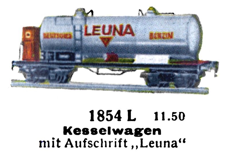 File:Kesselwagen - Petrol Wagon, Leuna Deutsches Benzin, Märklin 1854-L (MarklinCat 1939).jpg