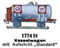 Kesselwagen - Petrol Wagon, Standard-ESSO, Märklin 1774-St (MarklinCat 1939).jpg