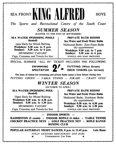 File:King Alfred Recreational Centre, advert (BHOG ~1961).jpg