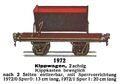 Kippwagen - Tipper Wagon, Märklin 1972 (MarklinCat 1931).jpg