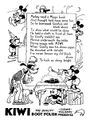 Kiwi Boot Polish advert, Disney characters (MickeyMouseAnn 1946for1947).jpg