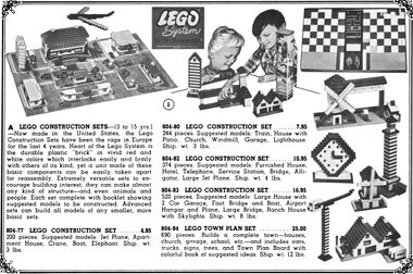 1962: The "core" Lego Samsonite range